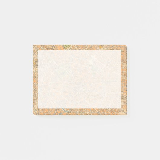 Pianta di Milano - Kaart van Milaan, Italië Post-it® Notes (Voorkant)
