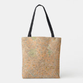Pianta di Milano - Kaart van Milaan, Italië Tote Bag (Achterkant)