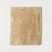 Pianta di Milano - Kaart van Milaan, Italië Wandkleed (Voorkant)