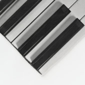 Piantoetsenbord, aangepaste rugleuning fleece deken (Hoek)