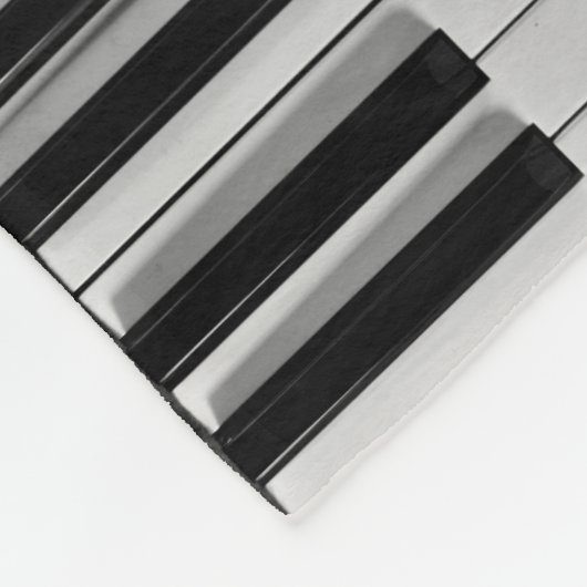 Piantoetsenbord, aangepaste rugleuning fleece deken (Hoek)