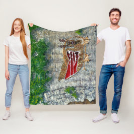 Piasa Bird Illinois Native American Legend Fleece Deken