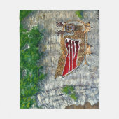 Piasa Bird Illinois Native American Legend Fleece Deken (Voorkant)