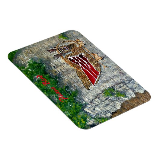 Piasa Bird Illinois Native American Legend Magneet (Rechterzijde)