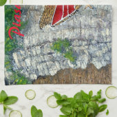 Piasa Bird Illinois Native American Legend Theedoek (Gevouwen)