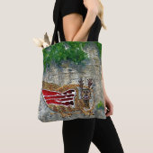 Piasa Bird Illinois Native American Legend Tote Bag (Dichtbij)