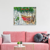 Piasa Vogel Illinois Indiaanse Legende Canvas Afdruk (Insitu (Woonkamer))