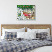 Piasa Vogel Illinois Indiaanse Legende Canvas Afdruk (Insitu (Slaapkamer))