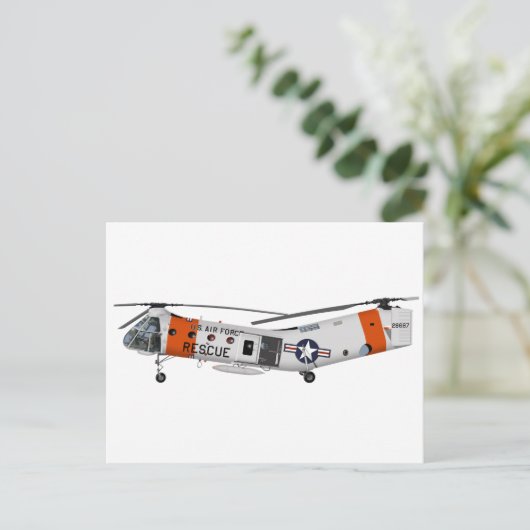 Piasecki H-21 Workhorse 457457 Briefkaart (Staand voorkant)