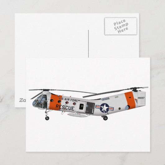 Piasecki H-21 Workhorse 457457 Briefkaart (Voorkant / Achterkant)