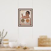 Piast Havanaises Vintage Ad Poster 12 x 16 (Keuken)