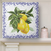 Piastrelle di ceramica con limoni italiani tegeltje