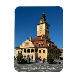 Piata Sfatului, Brasov, Roemenië, op een Magneet