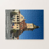 Piata Sfatului, Brasov, Roemenië, over een Legpuzzel (Horizontaal)