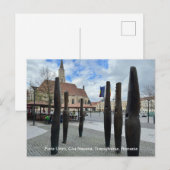 Piata Unirii, Cluj-Napoca, Roemenië, over een Feestdagenkaart (Voorkant / Achterkant)