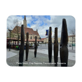 Piata Unirii, Cluj-Napoca, Roemenië, over een Magneet