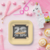 Piatti 20 anni di Supernatural  Papieren Bordje (Feest)