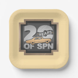 Piatti 20 anni di Supernatural  Papieren Bordje