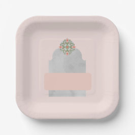 Piatti rettangolari papieren bordje