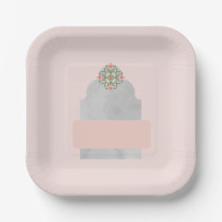 Piatti rettangolari papieren bordje