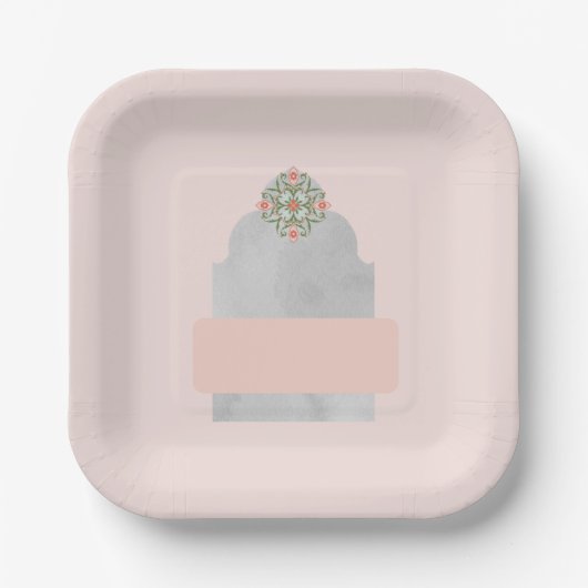 Piatti rettangolari papieren bordje (Voorkant)