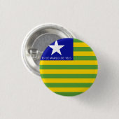 Piauí, Braziliaanse vlagknop Ronde Button 3,2 Cm (Voorkant /achterkant)