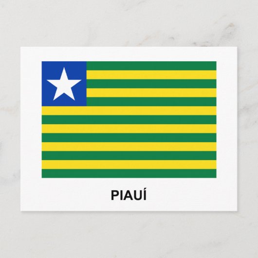 Piauí, vlag van Brazilië Briefkaart (Voorkant)