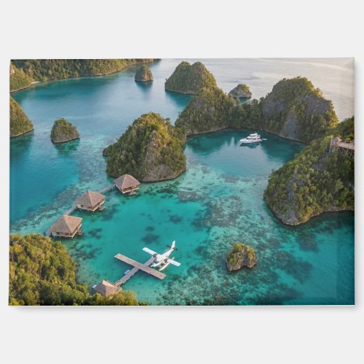 Piaynemo Raja Ampat Eilanden Paradijs View Kunst Magneet (Voorkant)