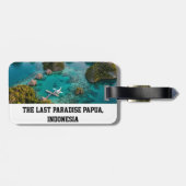Piaynemo Raja Ampat Islands Paradise View Art Bagagelabel (Achterkant horizontaal)