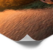 Piaynemo Sunset Raja Ampat Tropical Island Art Poster (Hoek)