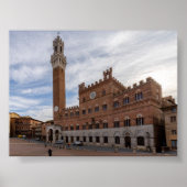 Piazza al Campo Siena Poster (Voorkant)