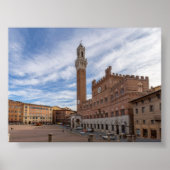 Piazza al Campo Siena Poster (Voorkant)