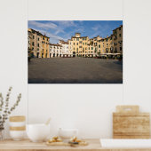 Piazza Anfiteatro Squin Lucca - Toscane, Italië Poster (Keuken)