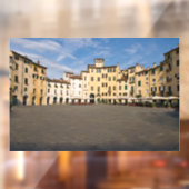 Piazza Anfiteatro Squin Lucca - Toscane, Italië Raamsticker (Vel 2)