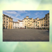 Piazza Anfiteatro Squin Lucca - Toscane, Italië Raamsticker (Vel 3)