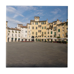 Piazza Anfiteatro Squin Lucca - Toscane, Italië Tegeltje