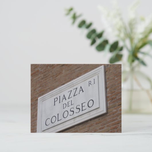 piazza briefkaart (Staand voorkant)