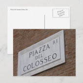 piazza briefkaart (Voorkant / Achterkant)