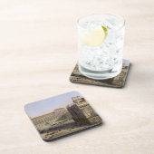 Piazza Castello, Turijn, gegraveerd door F. Citter Bier Onderzetter (Rechterzijde)