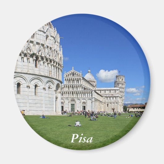 Piazza dei Miracoli Magneet (Voorkant)