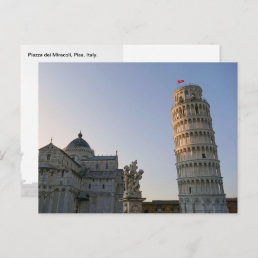 Piazza dei Miracoli, Pisa, Italië – Briefkaart (Voorkant / Achterkant)