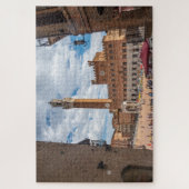 Piazza del Campo in Siena, Toscane, Italië Legpuzzel (Verticaal)