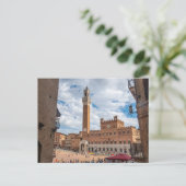 Piazza del Campo, Siena, Toscane, Italië Postcard Briefkaart (Staand voorkant)
