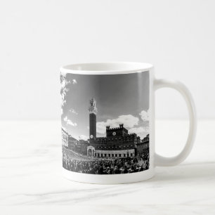 Piazza del Campo, Sienna.Italië Koffiemok