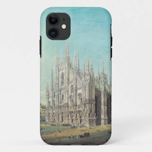 Piazza del Duomo in Milaan door Carlo Bossoli Case-Mate iPhone Case (Achterkant)