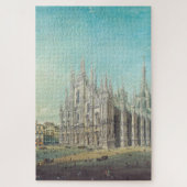 Piazza del Duomo in Milaan door Carlo Bossoli Legpuzzel (Verticaal)