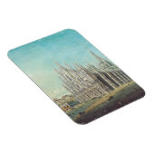 Piazza del Duomo in Milaan door Carlo Bossoli Magneet (Rechterzijde)