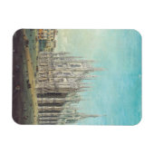 Piazza del Duomo in Milaan door Carlo Bossoli Magneet (Horizontaal)