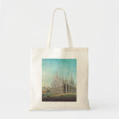 Piazza del Duomo in Milaan door Carlo Bossoli Tote Bag (Voorkant)