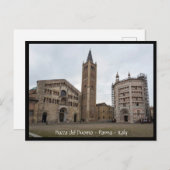 Piazza del Duomo, Parma, Italië Briefkaart (Voorkant / Achterkant)